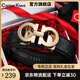 Cadaer Kleni男士皮帶真皮自動(dòng)扣輕奢腰帶商務(wù)牛皮百搭褲帶送男友老公生日禮物 ck2-880195金扣/專(zhuān)柜禮盒裝 130cm （也可備注身高體重）