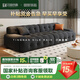 汀南絲雨 沙發(fā) 意式極簡(jiǎn)布藝沙發(fā)客廳小戶型家用直排實(shí)木沙發(fā)客廳家具 直排分體沙發(fā)【2.6米】 【耐磨透氣-3D立體針織面料】