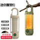 何健弓戶外露營燈超長續(xù)航多功能手電筒充電燈露營氛圍燈營地帳篷燈便攜 墨綠色【裸燈+type-c線】