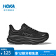 HOKA ONE ONE新款女款夏季邦代9公路跑步鞋BONDI 9輕盈舒適緩震 黑色/黑色 38