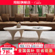 翔裕侘寂風(fēng)茶幾設(shè)計(jì)師網(wǎng)紅款創(chuàng)意極簡(jiǎn)客廳小戶(hù)型異型巖板云朵茶幾家具 【奶油白/配巖板】 140*100*30CM【奶油風(fēng)云朵茶幾】