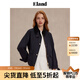 ELAND衣戀短外套女網(wǎng)狀內(nèi)襯拼接可立燈芯絨領外套2025夏季新款 藏青色(59)Navy S /160