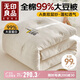無印良品A類99%大豆蛋白被子 全棉雙層紗春秋被四季空調被芯 200*230cm5斤
