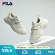 FILA【男女同款】斐樂官方跑步鞋復(fù)古老爹鞋火星鞋潮流時尚老爹鞋 女-微白/雨霧灰-WA 38