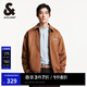杰克·瓊斯（JACK&JONES） 秋冬潮仿麂皮絨面料親膚燈芯絨翻領(lǐng)領(lǐng)型夾克外套棉服224309017