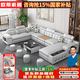 歐蒂家居涼席貓抓科技布沙發(fā)現(xiàn)代簡約布藝實木沙發(fā)客廳2025新款大戶型家具 六件套【配茶幾+4個小凳】 尊享貓抓皮【冬夏兩用+松木框】