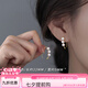 翠奢緣品牌珍珠耳環(huán)女新款輕奢耳掛設(shè)計(jì)感耳飾情人節(jié)生日禮物送女友老婆 珍珠耳環(huán)金色（990銀）