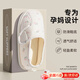 月子鞋軟底超軟產(chǎn)后夏季薄款防滑靜音包跟室內(nèi)家居孕婦產(chǎn)婦棉拖鞋 郁金香36-37【適合35-36腳穿】