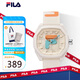 斐樂(lè)（FILA）手表女送女生潮流老爹風(fēng)格撞色運(yùn)動(dòng)學(xué)生硅膠手表 FLM38-6105-007