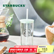 星巴克（Starbucks）杯子 經(jīng)典薄荷綠系列三角玻璃吸管杯473ml 桌面水杯 男女士送禮 薄荷綠系列三角玻璃吸管杯 473ml