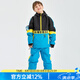 DOOK SNOW新款兒童滑雪服套裝男童女童專業(yè)單板雙板分體加厚防水滑雪衣褲 藍(lán)（男童） 150