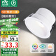 雷士（NVC）LED筒燈客廳背景墻嵌入式洗墻小山丘鋁材9瓦白杯暖白【明月】Ra95