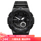 卡西歐（CASIO）男表  學(xué)生運(yùn)動(dòng)手表 多功能雙顯電子表 防水夜光石英表 夜光指針AEQ-100W-1B