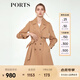 PORTS寶姿春夏款雙排扣女裝風(fēng)衣ALM8T004KWD051 卡其色-1 XS (2)