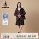 beanpole 90%鵝絨 濱波 秋冬女可拆卸毛領(lǐng)運(yùn)動(dòng)羽絨服 酒紅色 M 165/88A M