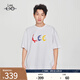 Lee IndiGO X ANGEL CHEN聯(lián)名系列商場同款25春夏新品男女短袖T恤 白色（尺碼偏大，拍小一碼） M