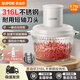 蘇泊爾（SUPOR）絞肉機家用多功能電動(dòng)料理機絞餡機碎肉機玻璃大容量攪拌機切菜機碎肉餡菜餡單雙刀攪拌機 白色 1.75L 單刀頭JR69A-B175