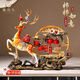 慧選禮（HUI XUAN LI）喬遷搬家禮物送人一鹿高升擺件家居飾品客廳招財(cái)玄關(guān)辦公室裝飾品
