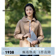 beanpole濱波秋冬女士休閑基礎(chǔ)款美拉德米色菱格絎縫棉服 米色 S 160/84A