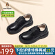 暇步士（Hush Puppies）童鞋男童皮鞋春春夏新款兒童鞋女童休閑校園演出學(xué)生黑色皮鞋 HP3394黑色 35 -鞋內(nèi)長22.80cm/腳長22.20cm
