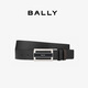 BALLY【七夕禮物】FABAZIA男士搭扣雙面腰帶3.5/110黑色/棕色 6181991