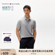 TOMMY HILFIGER【透氣舒適】夏季男裝珠地網(wǎng)眼商務(wù)休閑純色翻領(lǐng)短袖T恤POLOJA572 【經(jīng)典百搭】灰色P8F M （推薦：135-150斤）