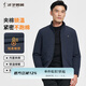 才子（TRIES）男士棉衣秋冬保暖刺繡夾棉外套秋冬新品厚款防風(fēng)立領(lǐng)棉服上衣男 深藍(lán)色 XL (175/92A)