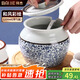 拜杰豬油罐陶瓷油罐耐高溫鹽罐調(diào)味罐油辣椒罐家用帶蓋裝葷油儲油罐