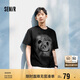森馬（Semir）短袖T恤男國(guó)潮熊貓印花t恤內(nèi)搭寬松2025夏季上衣時(shí)髦109325100124