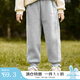 茵曼（INMAN）茵曼童裝女童加絨褲子冬季兒童中大童運(yùn)動(dòng)休閑長(zhǎng)褲保暖衛(wèi)褲 花灰色 150