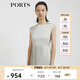 PORTS寶姿 新品女裝連衣裙LL8D106KWT003 銀云灰 S (4)
