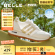 百麗（Belle）小金甘跑道休閑鞋女25夏新商場款復(fù)古阿甘鞋D5P2DBM5 米白/金 37