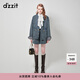 DZZIT地素條紋襯衣秋冬精致少女系帶女 白色 S