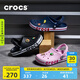 crocs卡駱馳洞洞鞋貝雅卡駱班輕便耐磨一腳蹬休閑鞋|205089 黑色/白色-066 43 (270mm)