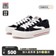 VISION STREET WEAR Odd Astley Pro經(jīng)典休閑低幫運(yùn)動(dòng)休閑鞋帆布鞋板鞋男女多色平底 黑色 42