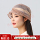 上海故事（STORY Of SHANGHAI）2025春夏新款帽子女桑蠶絲透氣度假休閑防曬帽子禮物禮盒奶茶色56-58CM可調節