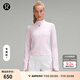 lululemon丨Lightweight 女士輕盈版跑步夾克 防曬速干 LW3FU5S 繡線菊粉 專屬款 XS /4