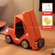 杰梵客（JEEFANCO）創(chuàng)意叉車三合一無線充電器手表iwatch蘋果耳機airpods充電座多合一支架適用蘋果華為小米自動對位 橙色叉車【三合一無線充+自動對位】 無規(guī)格
