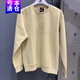 阿迪達(dá)斯 （adidas）衛(wèi)衣外套男裝春秋季新款運(yùn)動(dòng)服針織圓領(lǐng)男士上衣套頭衫HY5828 HY5840礬士棕  M 推薦135-155斤