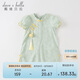 戴維貝拉（DAVE＆BELLA）女童連衣裙兒童漢服夏裝嬰兒寶寶國(guó)風(fēng)裙子小女孩