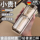 JCZS德國(guó)品牌輕奢旅行洗漱杯套裝食品級(jí)二合一便攜收納盒 【灰色】旅行洗漱杯