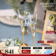 WEDGWOOD王薇薇VeraWang真愛相隨金色香檳對杯2支 結婚禮物