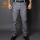 S.archon 春秋IX9戰術(shù)褲男大碼戶(hù)外男裝服飾修身褲子作訓褲多口袋戶(hù)外工裝褲沖鋒 IX9灰色 S