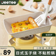 Jeetee吉特玉子燒煎鍋早餐鍋厚蛋燒專(zhuān)用不粘平底鍋煎餅煎蛋神器不挑灶具 【家用溫控組合】奶酪米+專(zhuān)用鏟