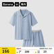 蕉內(nèi)棉棉301H睡衣男士春夏翻領(lǐng)純棉短袖短褲家居服套裝情侶款居家服