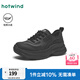 熱風(fēng)（Hotwind）黑色老爹鞋女鞋2025年春季新款輕便運(yùn)動(dòng)休閑鞋顯瘦松糕底鞋子 01黑色 39