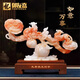 禮御友嘉柿柿如意玉如意高檔擺件招財貔貅客廳玄關(guān)酒柜裝飾品喬遷新居送禮 萬事如意 約33*13*31cm