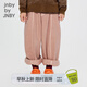 jnby by JNBY江南布衣童裝全棉直筒褲牛仔長(zhǎng)褲可愛(ài)秋冬男女童兒童1O9E10930 671/灰粉 100cm