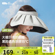 蕉下（beneunder）遮陽帽子黑膠貝殼防曬帽女防紫外線大檐太陽帽空頂帽BM532灰