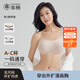 幸棉外擴顯大內衣女無尺碼小胸聚攏無痕蜜桃漫畫胸文胸軟支撐胸罩女 膚色（附2對杯墊） 均碼 (A-C杯/90-125斤)